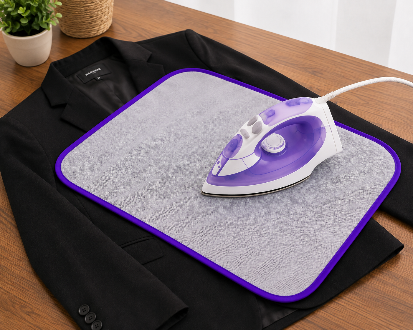 Cloth protective press mess